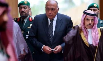 Le ministre égyptien des Affaires étrangères réitère son appel en faveur d’une solution à deux États