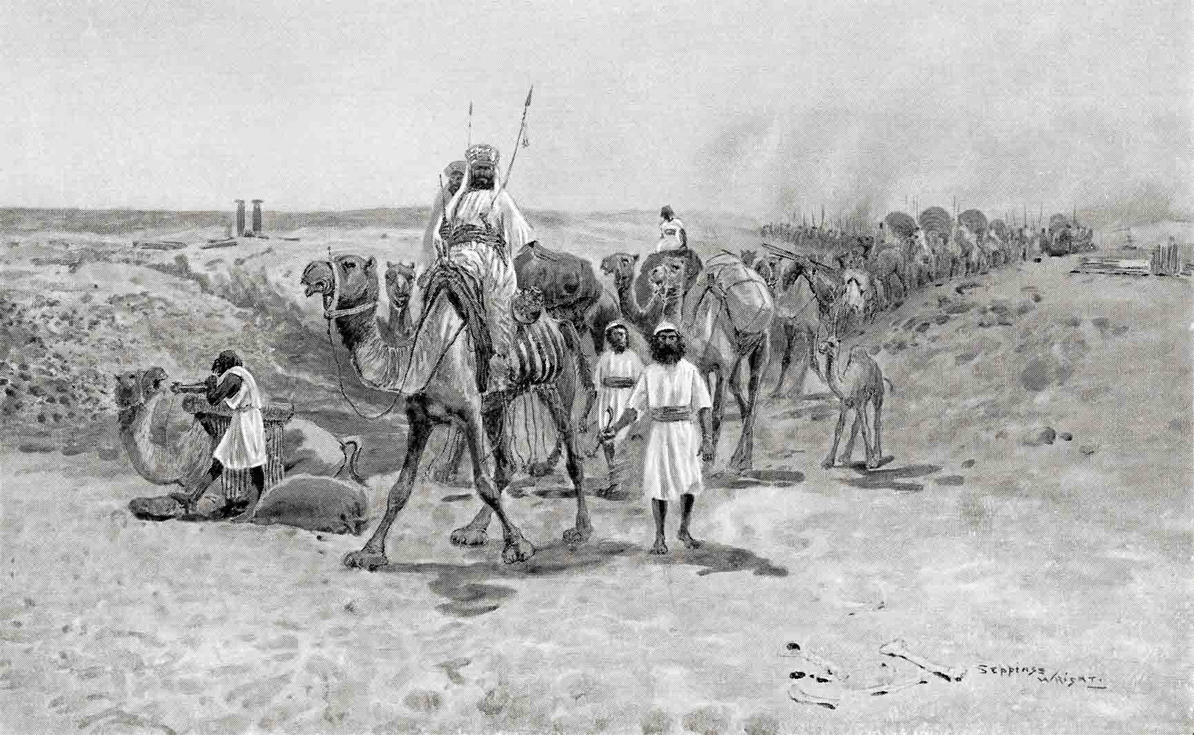 Salomon envoie des présents à Hiram, le roi phénicien de Tyr, pour son aide à la construction du Temple de Salomon à Jérusalem. (Universal History Archive/Universal Images Group via Getty Images)