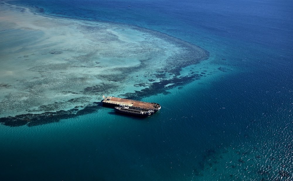 Des bateaux amarrés le long du littoral de la mer Rouge, en Arabie saoudite, le 5 janvier 2020. (AFP/File Photo)