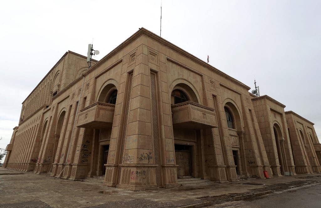 Un des palais de l'ancien dictateur irakien Saddam Hussein dans la station touristique de Babylone dans le gouvernorat de Babil. (Photo, AFP)