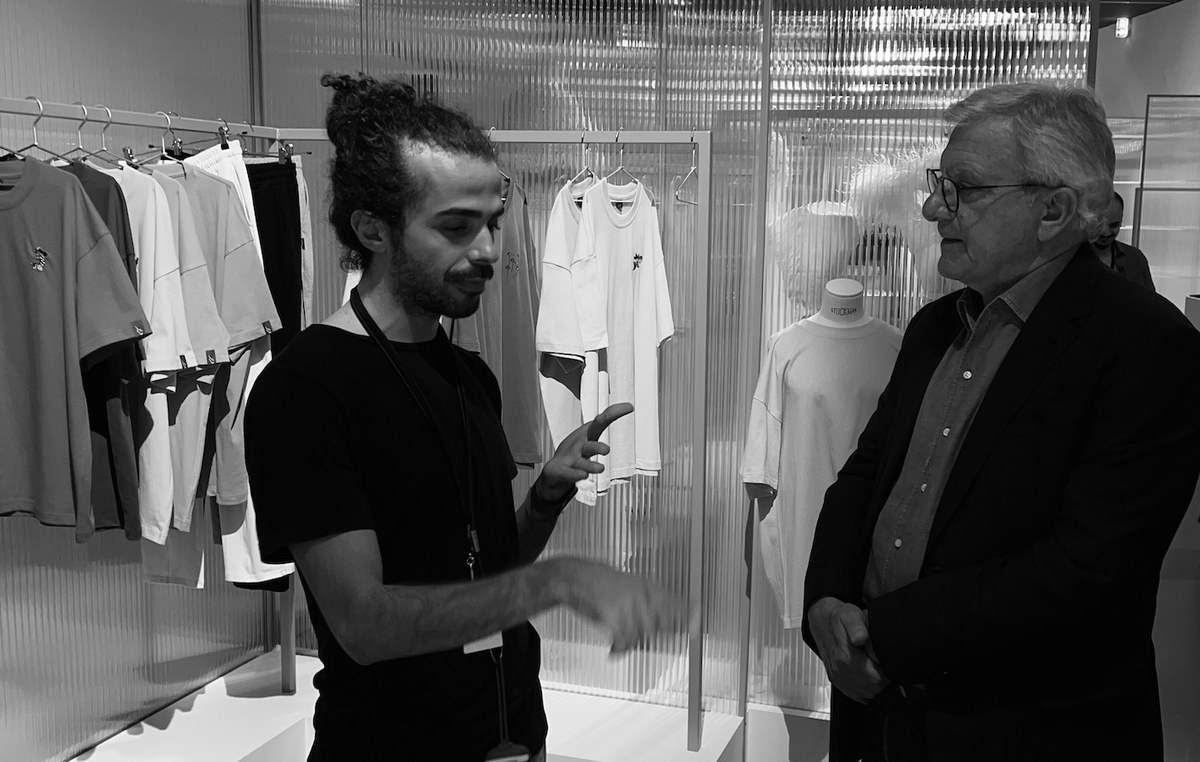 Al-Abed avec Sidney Toledano, PDG du LVMH Fashion Group et ancien PDG de Dior. (Photo fournie)