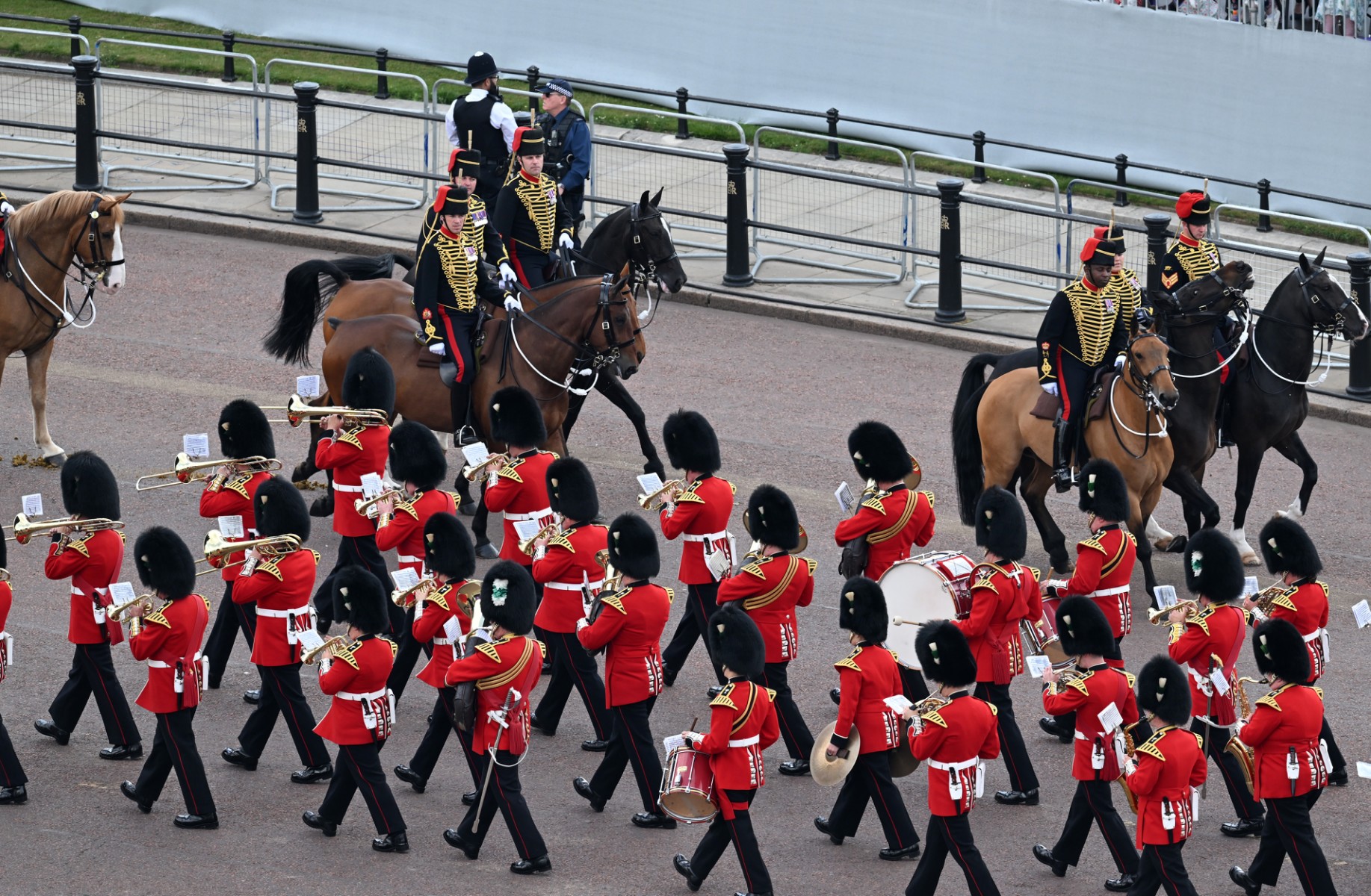 Des célébrations du jubilé de platine de la reine Elizabeth II, le 2 juin 2022, à Londres (Photo, AFP).