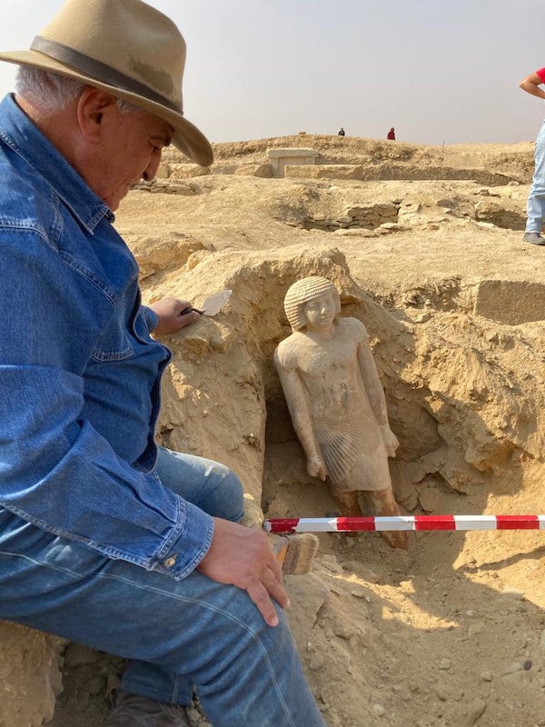 Saqqarah a été un site important pour les enterrements non royaux et les cérémonies de culte pour plus de 3,000 ans (Photo fournie)