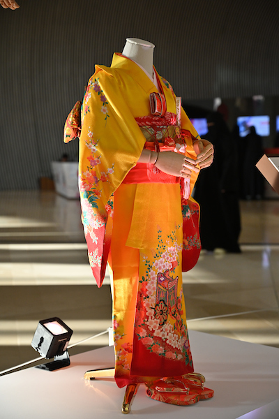 Dans le cadre des Journées culturelles du Japon, qui se terminent le 8 février, le Centre Roi Abdulaziz pour la culture mondiale (Ithra) organise une exposition de kimonos. (Photo fournie)