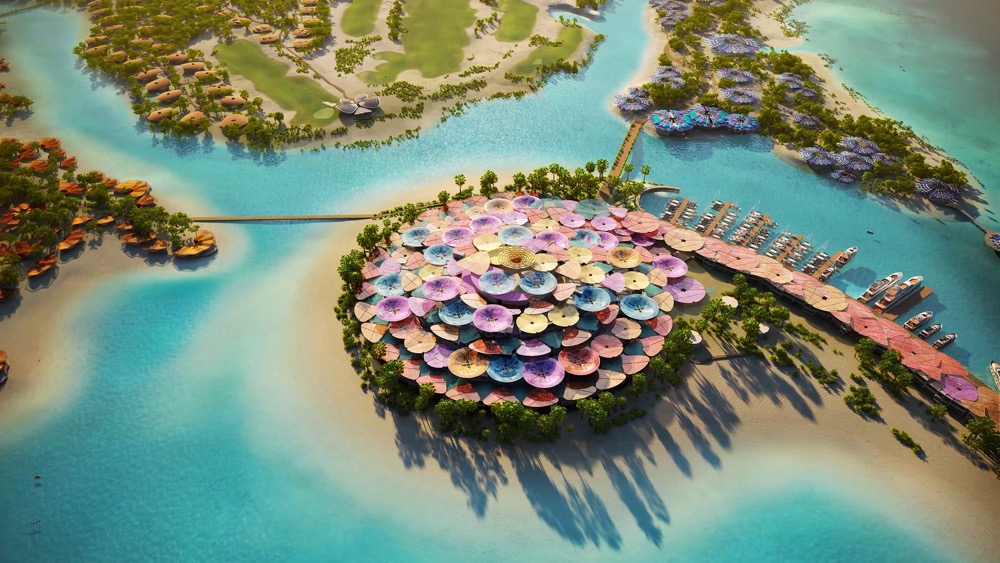The Red Sea Project is a plan for a sustainable tourist resort of 28,000 square kilometers.  It is expected to be completed by 2030. (Photo provided/Red Sea Development Company)