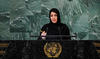 À l'Assemblée générale des Nations unies, une ministre des EAU demande la restitution de trois îles saisies par l'Iran