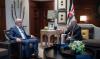 Le roi de Jordanie rencontre le président de l'assemblée algérienne