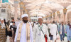 Les autorités saoudiennes accueillent le premier groupe de pèlerins du Hajj arrivant à Médine