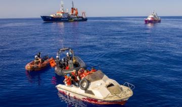 Migrants: deux navires humanitaires au secours du bateau de Banksy en Méditerranée 