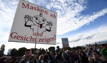 Allemagne: violences en marge d'une manifestation "anti-masques"