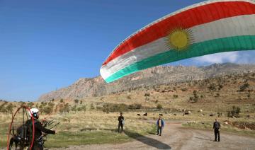 Dans le nord irakien, les amoureux du parapente font décoller leur sport favori 