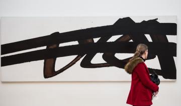 Un tableau de Soulages ayant appartenu à Léopold Sédar Senghor aux enchères samedi