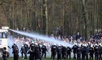 La police disperse un rassemblement interdit à Bruxelles