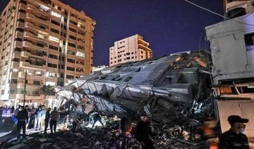 Gaza: 40 morts, plus de 200 blessés dans le ballet incessant des raids israéliens et tirs de roquettes du Hamas