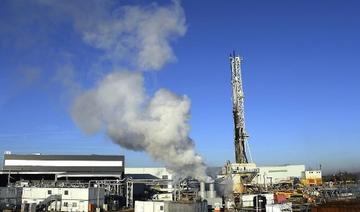 Le puits géothermique à haute température de Fonroche Geothermie, sur le site de l'ancienne raffinerie de pétrole de Reichstett, dans l'est de la France. Fonctionnaires et habitants de l'agglomération strasbourgeoise s'inquiètent de la répétition de secousses sismiques à proximité du site de la centrale. (Frederick Florin/AFP)