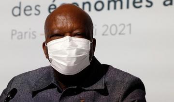 Le président du Burkina Faso, Roch Marc Christian Kaboré, lors de la séance d'ouverture du Sommet sur le financement des économies africaines, le 18 mai 2021 à Paris (Photo, AFP) 