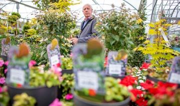 Un fleuriste dans l'est de Belfast, le 19 mai 2021, où des problèmes sont survenus depuis le « protocole » post-Brexit avec des graines et des plantes du Royaume-Uni qui s'avèrent plus difficiles à obtenir. (Paul Foi/AFP)