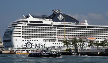 Venise accueille son 1er navire de croisière depuis 17 mois