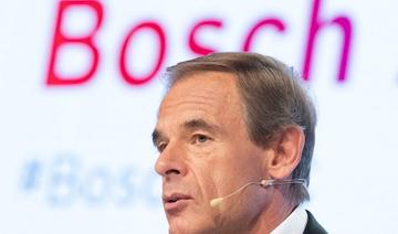 Volkmar Denner, PDG de la société allemande d'électronique et d'ingénierie Bosch, lors de la conférence de presse annuelle de Bosch au Technology Center de Renningen, le 25 avril 2018. Le fournisseur allemand de pièces automobiles Bosch a annoncé le jeudi 24 juin 2021 que Denner se retirerait à la fin de l'année, laissant son successeur diriger l'entreprise dans une transition massive vers la mobilité électrique. (Thomas Kienzle/AFP)