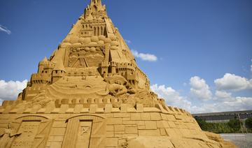 Le plus haut château de sable au monde construit au Danemark 