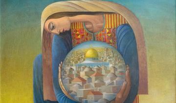 L’artiste palestinien Sliman Mansour présente sa célèbre toile de 1979