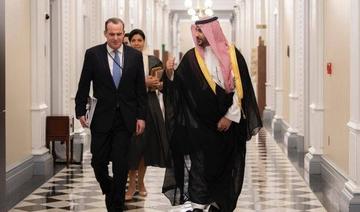 Le vice-ministre saoudien de la Défense, le prince Khalid ben Salmane, a rencontré de hauts responsables américains pour discuter des développements au Yémen et dans la Corne de l'Afrique (Courtoisie de: @kbsalsaud) 