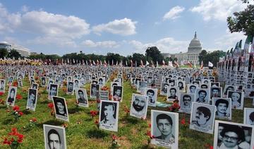 Rassemblement à Washington contre la présidence de Raïssi 