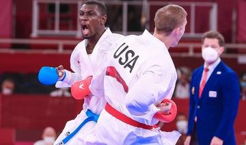 Médaille d'argent pour l'Arabie saoudite Tarek Hamdi après une navrante pénalité lors de la finale de karaté de Tokyo 2020