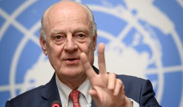 Le diplomate italo-suédois Staffan de Mistura lors d'une conférence de presse après une réunion sur la formation d'un comité constitutionnel en Syrie, le 18 décembre 2018 aux bureaux des Nations Unies à Genève (Photo, AFP)