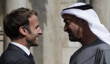 Macron déjeune avec Mohammed ben Zayed al-Nahyane à Fontainebleau