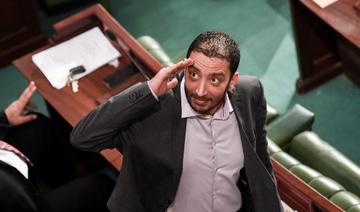 Le député tunisien Yassine Ayari, lors d'une session dans la capitale Tunis, le 15 février 2018 (Photo, AFP)