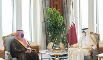 L'émir du Qatar reçoit le ministre saoudien de l'Intérieur