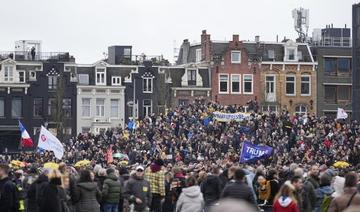 Virus: 30 arrestations lors d'une manifestation à Amsterdam contre les restrictions sanitaires