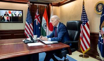 Sommet virtuel jeudi entre Biden et les dirigeants japonais, australien et indien de l'alliance «Quad»