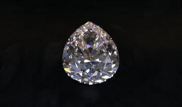 Le plus gros diamant blanc jamais mis aux enchères exposé à Dubaï