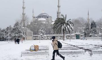 Istanbul au ralenti après d'abondantes chutes de neige