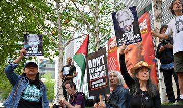 Manifestation à Londres contre l'extradition de Julian Assange