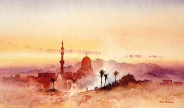 L'artiste britannique David Bellamy publie un livre sur les paysages du Moyen-Orient