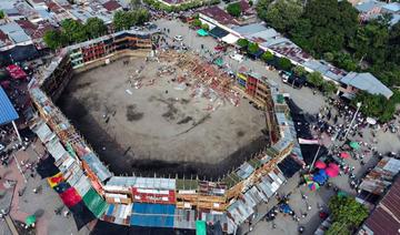 Quatre morts et des dizaines de blessés dans l'effondrement d'une arène en Colombie