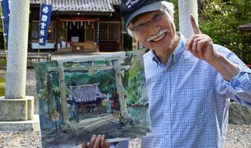 Un papy japonais haut en couleurs cartonne sur YouTube avec ses aquarelles