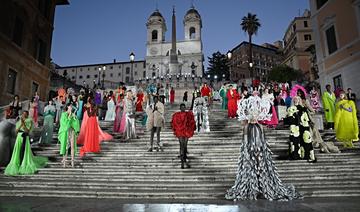 Valentino retrouve ses sources romaines le temps d'un défilé exceptionnel