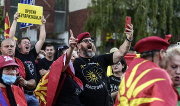 Adhésion de Skopje à l'UE: Manifestation contre un accord avec la Bulgarie