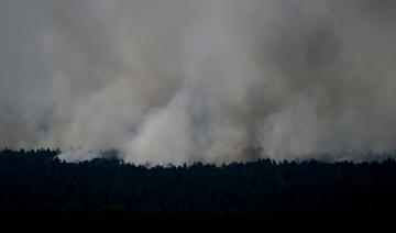 Feu de forêt autour d'un dépôt de munitions à Berlin