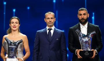 Trophées UEFA: Benzema sacré avec vue sur le Ballon d'Or, Putellas lauréate devant Mead