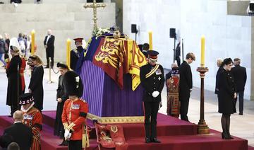 En photos, William et Harry réunis autour du cercueil d'Elizabeth II