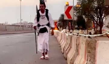 Un jeune saoudien, un parcours solitaire de 1600 kilomètres et 2 mois de marche