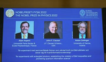 Le Nobel de physique à un trio franco-austro-américain du monde quantique 