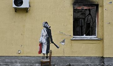 Tentative de vol d'une oeuvre attribuée à Banksy dans la banlieue de Kiev