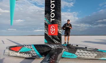 Un véhicule éolien néo-zélandais pulvérise le record du monde de vitesse terrestre