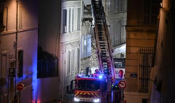Les enquêteurs à pied d'oeuvre après l'effondrement d'un immeuble en France